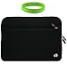 Apple MacBook Pro (MC725LL/A 17) Ultra Protective Black Neoprene Sleeve Case + VanGoddy Live*Laugh*Love Wristband