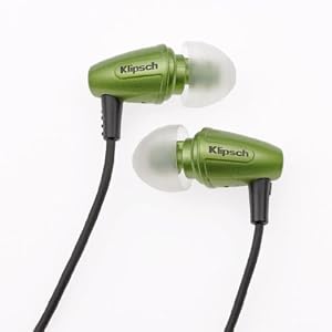 41rHyrXVycL. AA300  Klipsch Image S3 Noise Isolating Earphones in Galaxy Green   $30 + Free Shipping