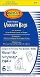 Simplicity Type J Champ Vacuum Cleaner Bags 6 Pack