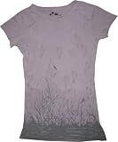 Purple Forest Bunnies Graphic Juniors T-Shirt