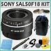 Sony DSLR Alpha SAL50F18 50mm F/1.8 Sam DT Lens + Deluxe Accessory Kit