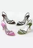 Satin Slingback Sandal
