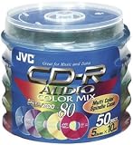 JVC 50CDRA80KL 80-Minute Audio CD-Recordables (50-ct)