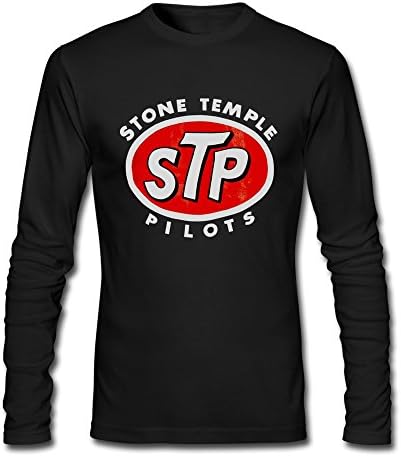 JIAOH Stone Temple Pilots STP Logo Men's Long Sleeve T-shirts XXL Black