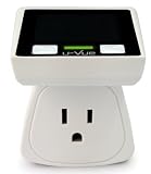 U-Vue SS1 US Single Socket Electricity Money Monitor, White