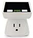 U-Vue SS1 US Single Socket Electricity Money Monitor, White