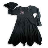 JM Originals - Girls Long Sleeve Knit Dress, Black