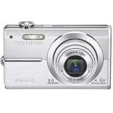 Olympus FE370 8MP Digital Camera with 5x Optical Dual Image Stabilized Zoom (Silver)