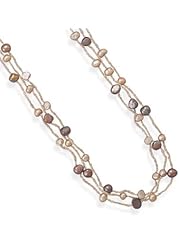 Triple Strand Cultured Freshwater Pearl Necklace