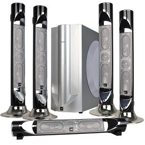 JVC SX-W6555S Surround Sound Tower Speaker System