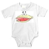Onesie with crustacean, clam, tongue