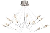 Aphrodite 14-Light Chandelier in Brushed Steel