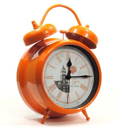Clemson Tigers Vintage Alarm Clock