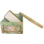 Mediterranean Seashells Shadow Box Elegant Photo Storage box with tabs & index cards