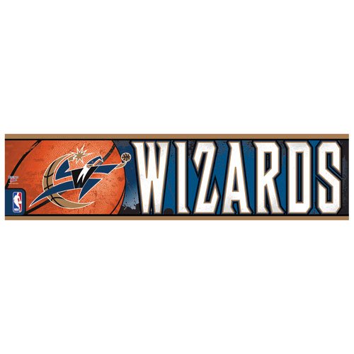 NBA Basketball Washington Wizards Bumper Sticker (2-Pack)