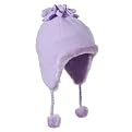 Girls' Cherokee&reg; Fleece Peruvian Hat - Lavender