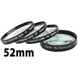Digital Concepts +1 +2 +4 +10 Close-Up Macro Filter Set with Pouch (52mm)