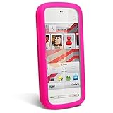 Gel Cover Soft Skin Case Hot Pink For Nokia 5230 Phone