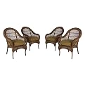 Marlton 2008 Wicker Dining Chairs - Set of 4