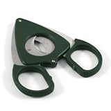 Credo Green ABS Double Blade Guillotine Cigar Cutter