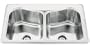 KOHLER K-3369-4-NA Staccato Double-Basin Self-Rimming Kitchen Sink
