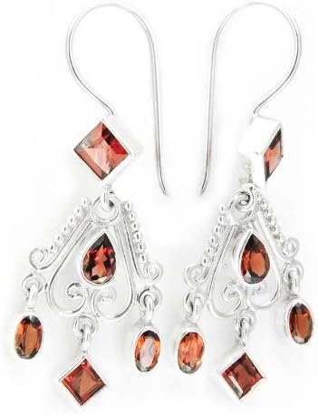 182 Principessa earrings Organic / Silver Jewelry of Bali