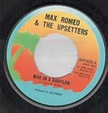 WAR IN A BABYLON 7 INCH (7" 45) UK ISLAND 1976