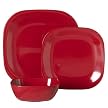 Melamine 12-pc. Dinnerware Set - Red