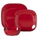 Search : Melamine 12-pc. Dinnerware Set - Red