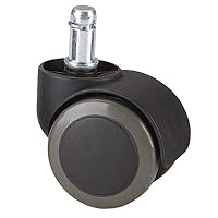 Rolland Office Chair Caster Wheel for Hardwood Floor - Stem Diameter: 11mm, Stem Length: 22mm - 5 Unit/Pack