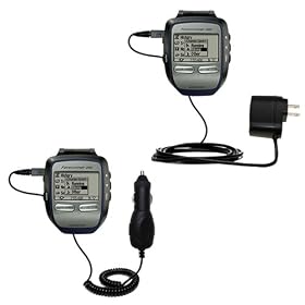 Essential Kit for the Garmin Forerunner 205 includes a Car and Wall Charger - Gomadic Brand w/ TipExchange Technology