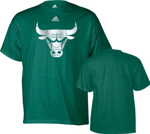 Chicago Bulls adidas St. Patrick's Day Strong Logo T-Shirt