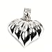 Silver Cubic Zirconia Cross Pendants, Size: 16mm
