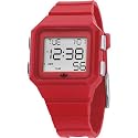 Adidas ADH4001 unisex Digital Dial Red  PU Strap Watch