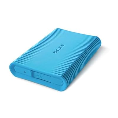 Sony HD-SP1 Shock-proof 1 TB External Hard Drive with Backup Manager (Blue)
