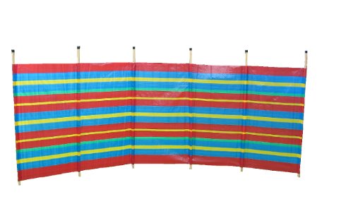 Beach Windbreak 9ft x 4ft 5 Pole Holiday Windbreak