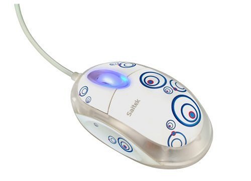 SAITEK - Notebook Optical Mouse Mind Bubble Mouse in Pink
