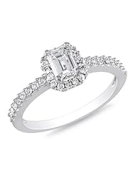 14k White Gold Diamond Fashion Ring (0.75 Cttw, G-H Color, I1-I2 Clarity)