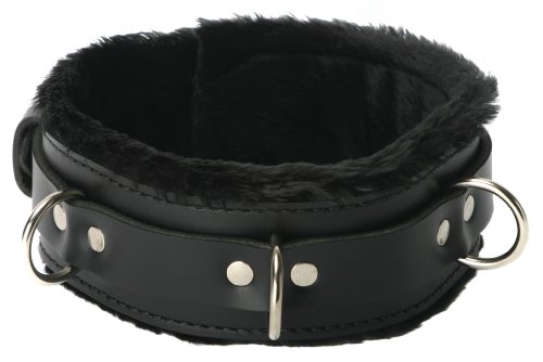 Strict Leather Premium Fur Lined Locking Collar, Small / Medium