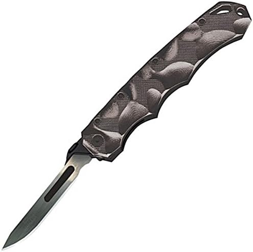 Havalon Knives Piranta Black Stag, Black Zytel Handle, #60A Blade - XTC-60ASTAG-BLK