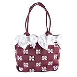 Large Bow Bucket Purse - Mississippi State Bulldogs NCAA College Athletics