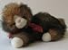 Cat with Bow Around Neck Stuffed Animal Plush Toy - Has a tail that jingles - 11 inches long