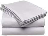 Deluxe 150 Gram Combed Cotton Jersey Knit Queen Sheet Set, Lilac