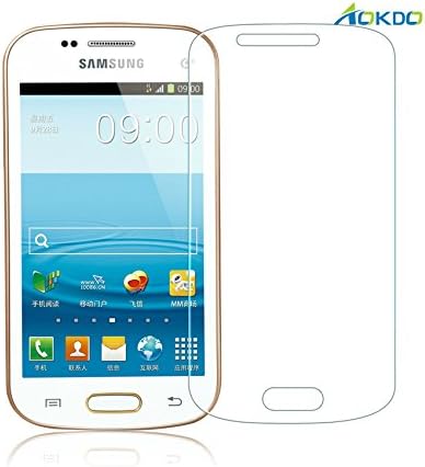 Samsung Galaxy Screen Protector, AOKDA 0.33MM 9H Hardness Tempered Glass Screen Protector for Samsung Galaxy Mobile Phone Verisons (Trend Duos（S7562C))