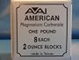 American Athletic Hand Chalk 1lb Gym Chalk 8 Blocks
