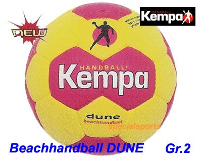 Kempa Beachhandball DUNE / Größe 2 / rot-gelb / Neu 2007