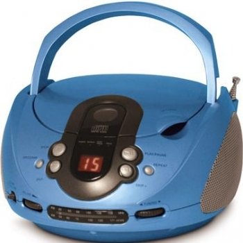 Xtreme CD508 Portable CD Boombox with AM/FM Radio - Blue