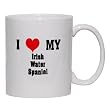 I Love/Heart Irish Water Spaniel Mug for Coffee / Hot Beverage (choice of sizes and colors)