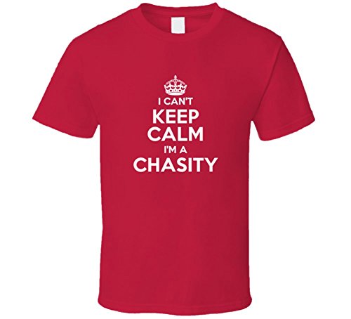 Chasity I Can't Keep Calm Parody T Shirt 2XL Red