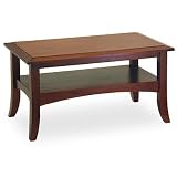 Antique Walnut Finish Occasional Coffee Table
